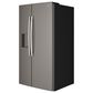 GE Appliances 28 Cu. Ft. Side-By-Side Refrigerator with Extra Tall Dispenser and In-Door Icemaker in Fingerprint Resistant Slate, , large