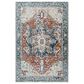 Surya Lavadora 7"10" x 10" Ink Blue, Brick Red, Mustard, Gray, Light Beige and Cream Area Rug, , large