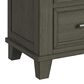 Mayberry Hill Canterbury Queen Storage Bed with Two Nightstands in Grey, , large
