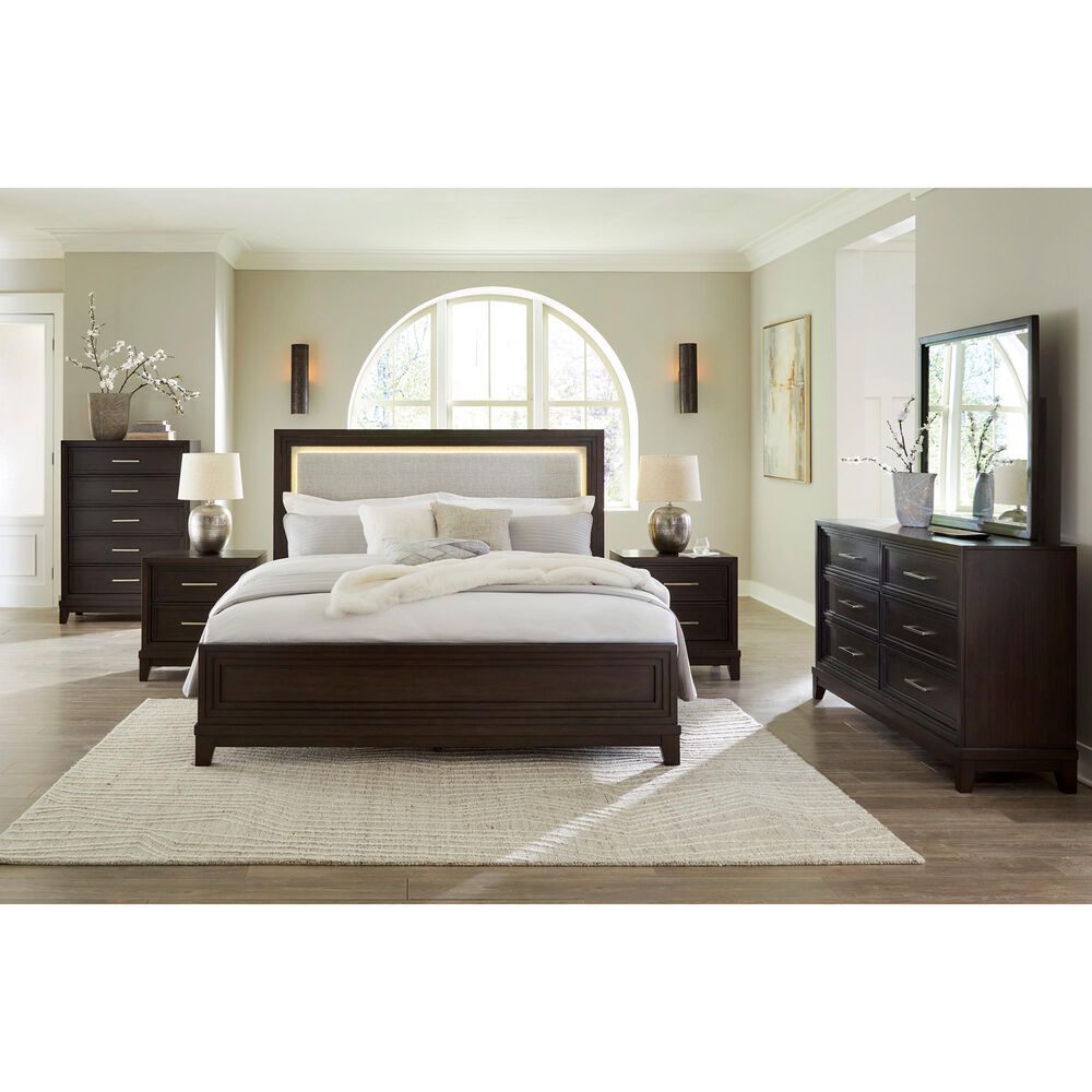Ashley Neymorton 2-Drawer Nightstand in Dark Grayish Brown, , large