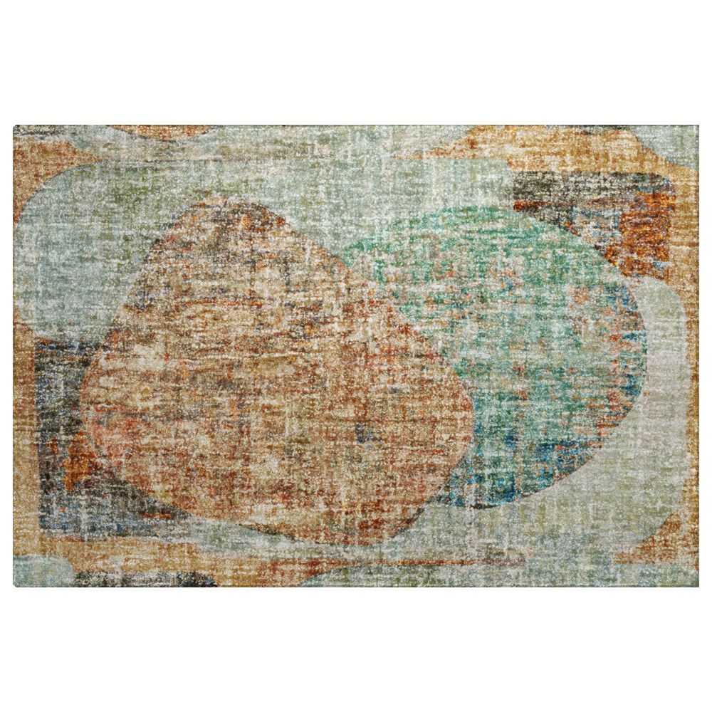 Dalyn Rug Company Boca BO11 Teal 1"8" x 2"6" Area Rug, , large