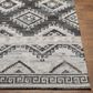 Surya Alyssa 8" x 10" Black, White, Gray and Brown Area Rug, , large
