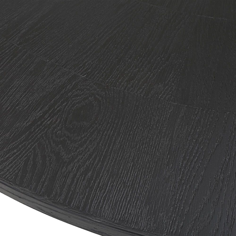 Uttermost Gidran Dining Table in Charcoal Black - Table Only, , large