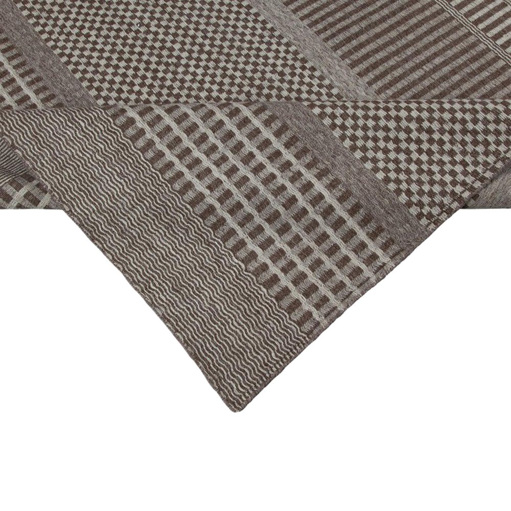 Harounian Rugs Kilim Casablanca 6&#39; x 9&#39; Brown and Natural Area Rug, , large
