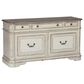Belle Furnishings Magnolia Manor Credenza in White, , large