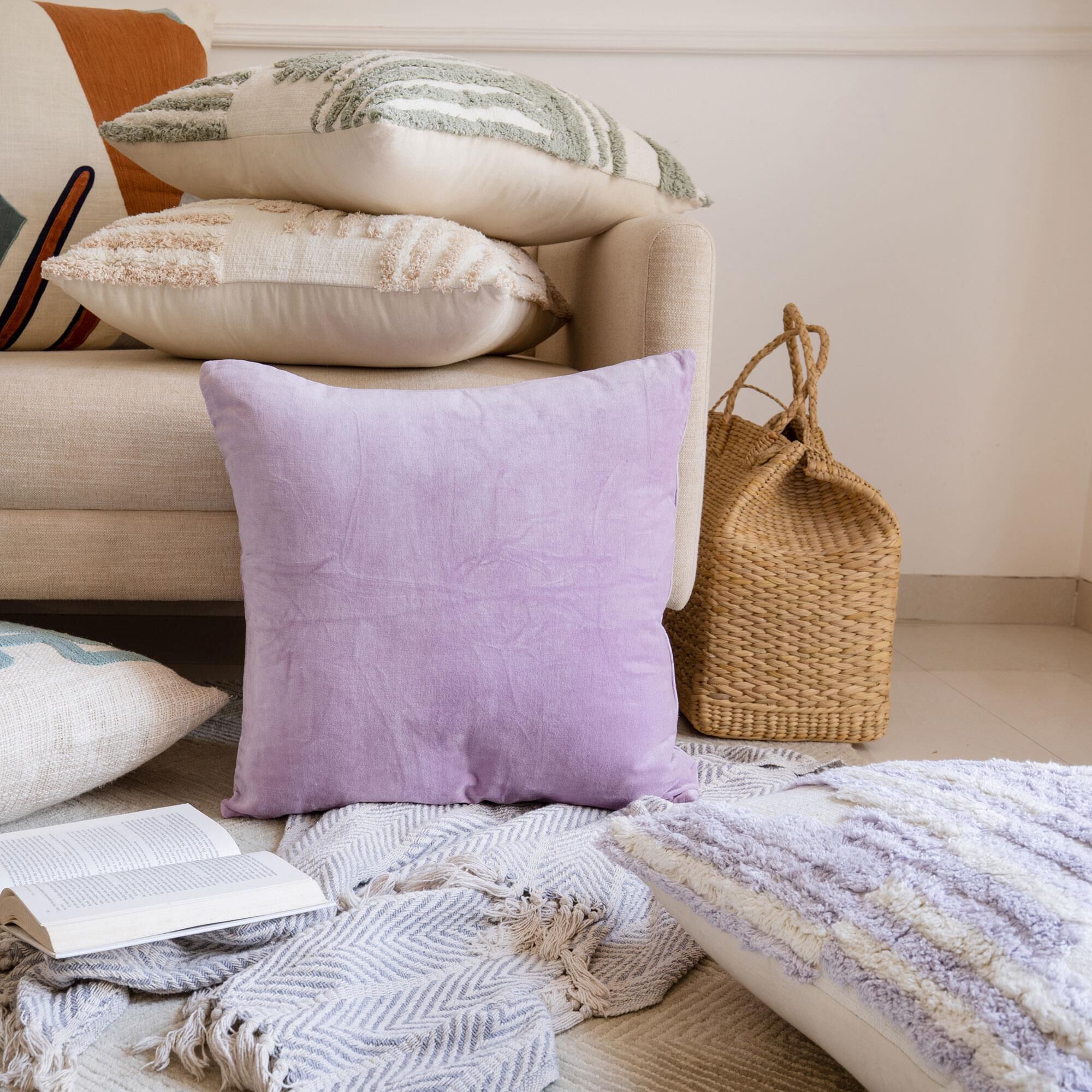 Lavender throw pillows outlet