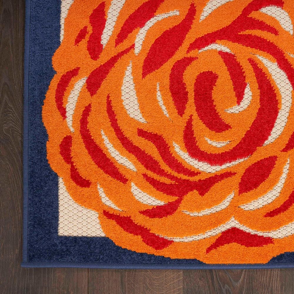 Nourison Aloha ALH32 7&#39;10&quot; x 10&#39;6&quot; Multicolor Indoor/Outdoor Area Rug, , large