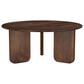 Pacific Landing Dale Round Coffee Table in Brown, , large
