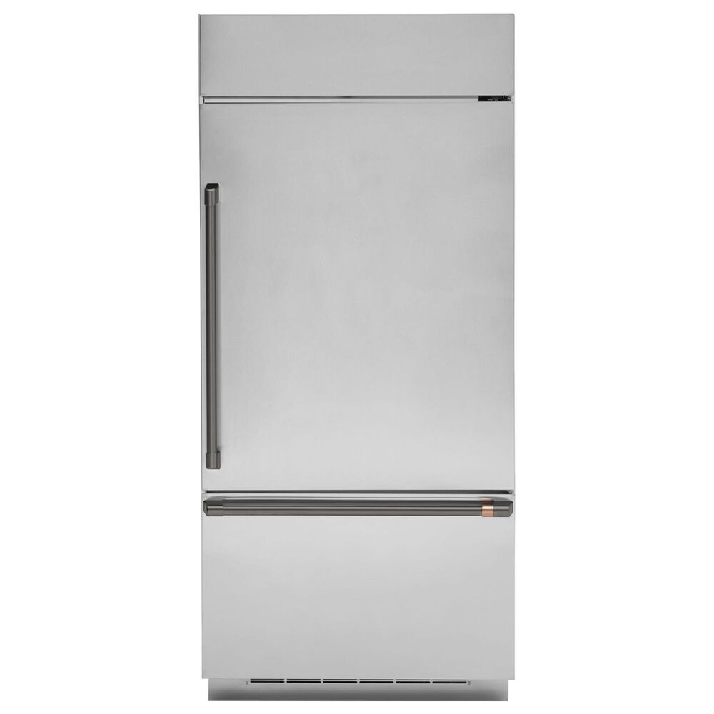 Cafe Built-In Bottom Freezer Refrigeration Handle Kit in Brushed Black, , large