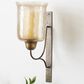 Maple and Jade Handmade Pillar Indoor/Outdoor Wall Sconce in Matte Bronze, , large