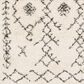 Surya Berber Shag BBE2302 5"3" x 7"3" Charcoal and Light Beige Area Rug, , large