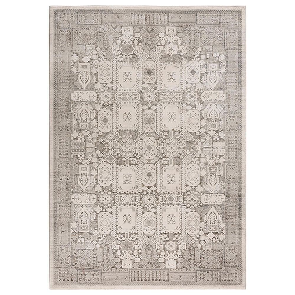 RIZZY Calabria 6"7" x 9"6" Neutral and Gray Area Rug, , large