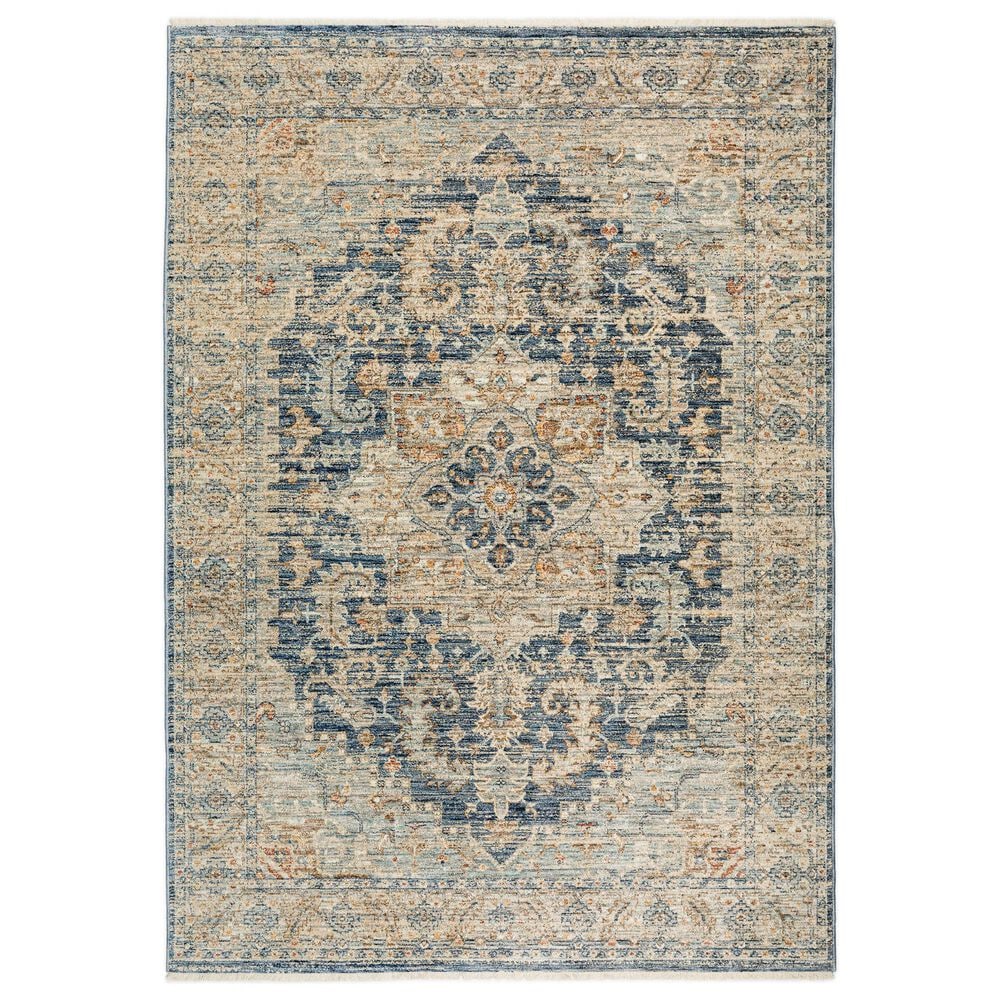 Dalyn Rug Company Bergama BE3 9" x 13"2" Navy Area Rug, , large