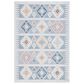 Safavieh Sarasota 4"5" x 6"5" Light Blue and Grey Indoor/Outdoor Area Rug, , large