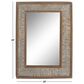Maple and Jade 29" x 39" Wall Mirror in Distressed Grey and Brown, , large