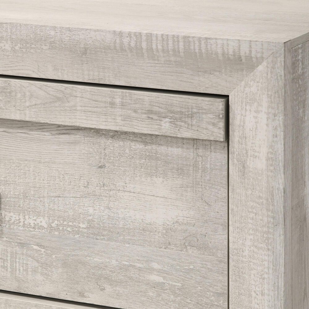 Crown Mark Valor 5-Drawer Chest in Light Gray, , large
