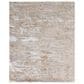 Feizy Laina Abstract 3" x 12" Beige and Gray Runner, , large