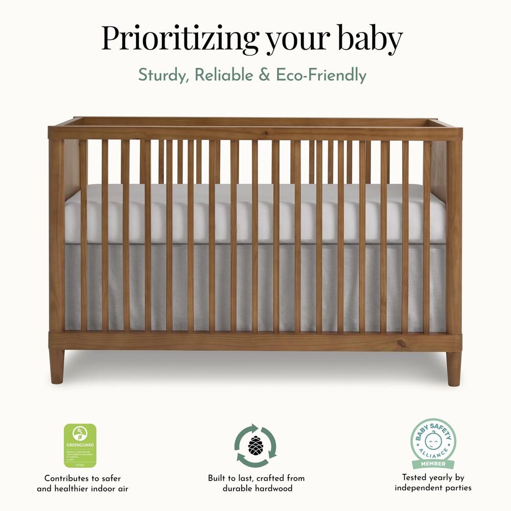 Evolur Flynn 2-Piece Island Crib and Dresser in Sedona, , large
