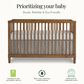 Evolur Flynn 2-Piece Island Crib and Dresser in Sedona, , large