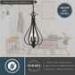 Vaxcel Monrovia 3-Light Pendant in Royal Bronze, , large