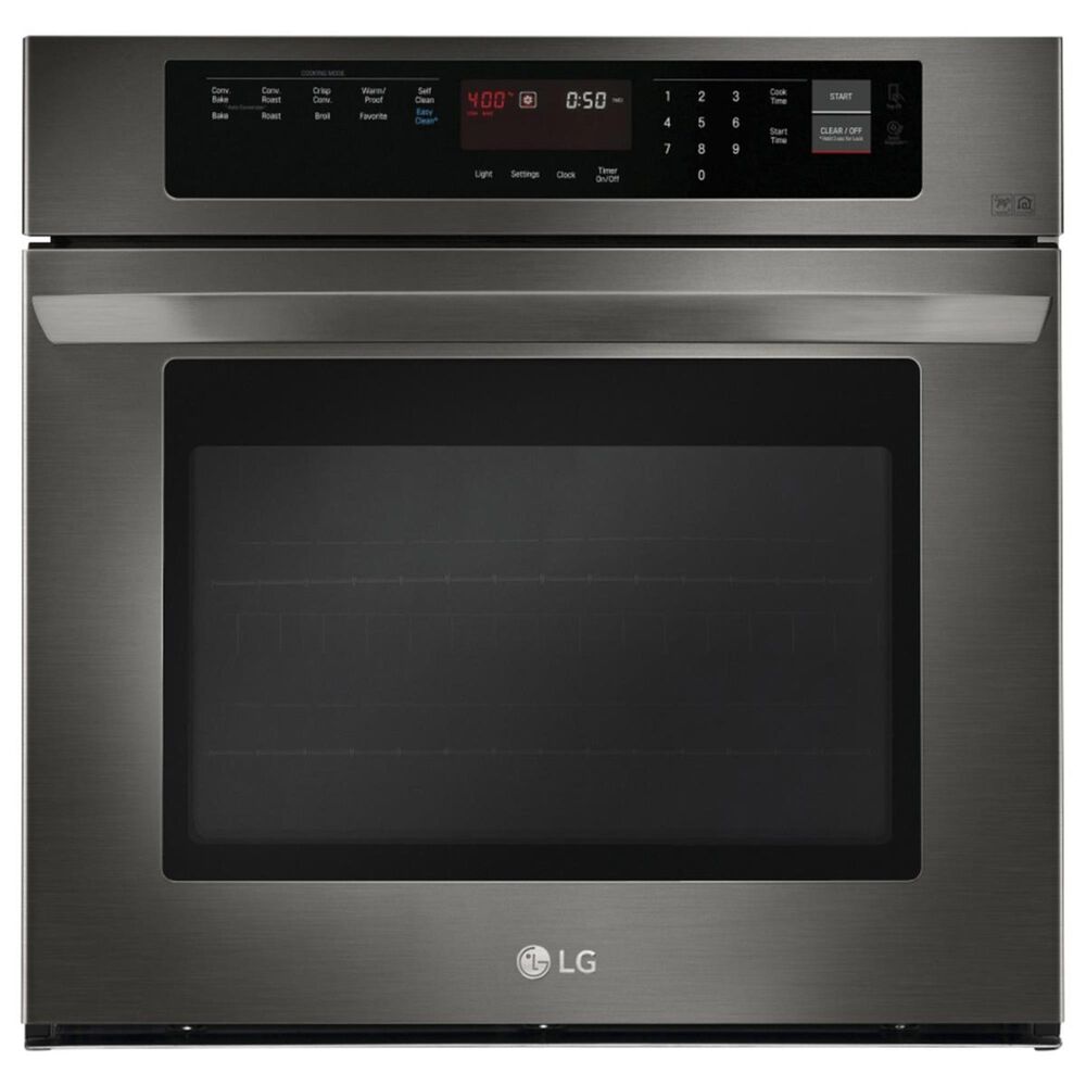 LG 30" Single Electric Wall Oven in Black Stainless, , large