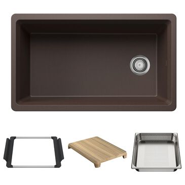 Blanco Inteos 33" Undermount Single Bowl Kitchen Sink in Cafe, , large