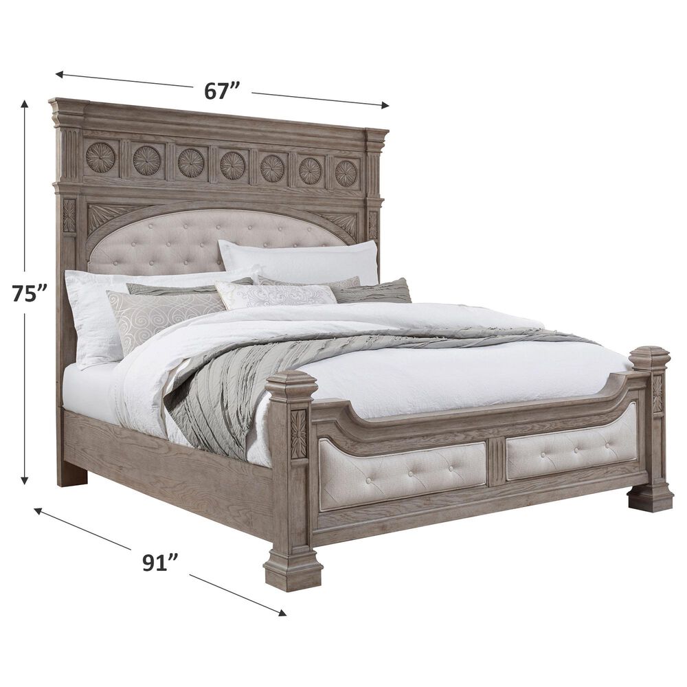 Nicolette Home Kingsbury Queen Bed in Gray, , large