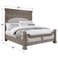 Nicolette Home Kingsbury Queen Bed in Gray, , large