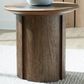 Ashley Dontayne End Table in Warm Brown, , large