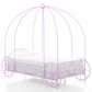Furniture of America Carriage Twin Canopy Bed in Lilac, , large