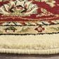 Safavieh Lyndhurst LNH320 5"3" Round Multicolor and Red Area Rug, , large