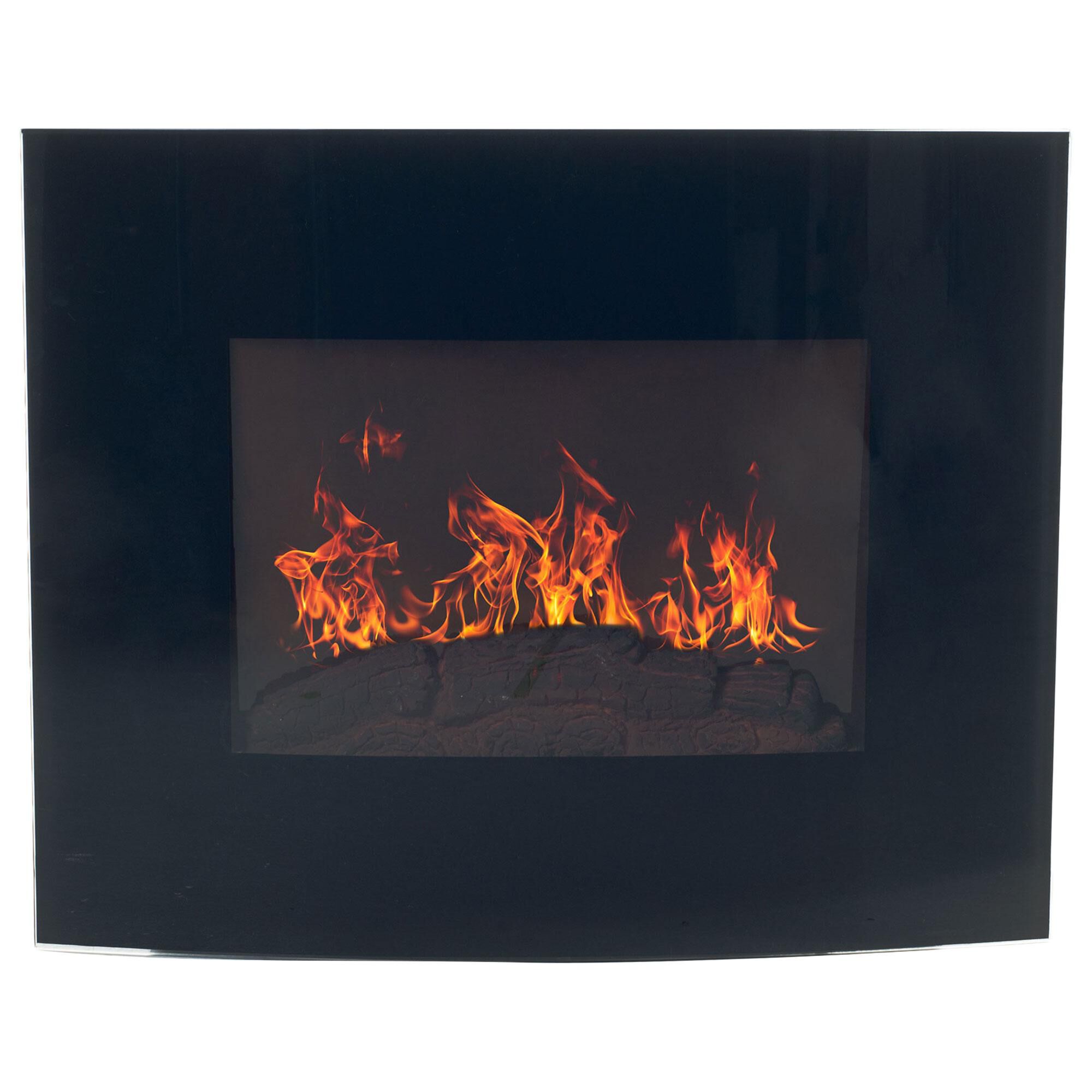 Timberlake Northwest Electric Fireplace with Wall Mount in Black