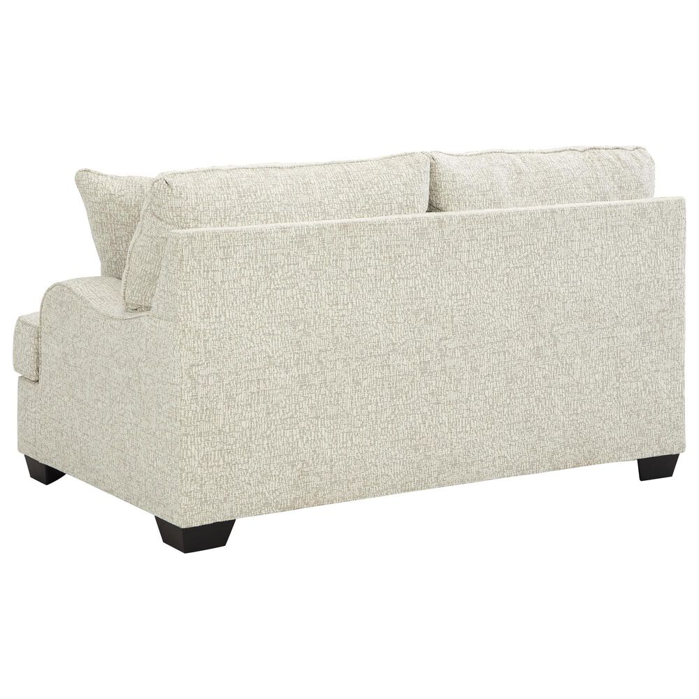 Ashley Valerano Stationary Loveseat in Parchment, , large