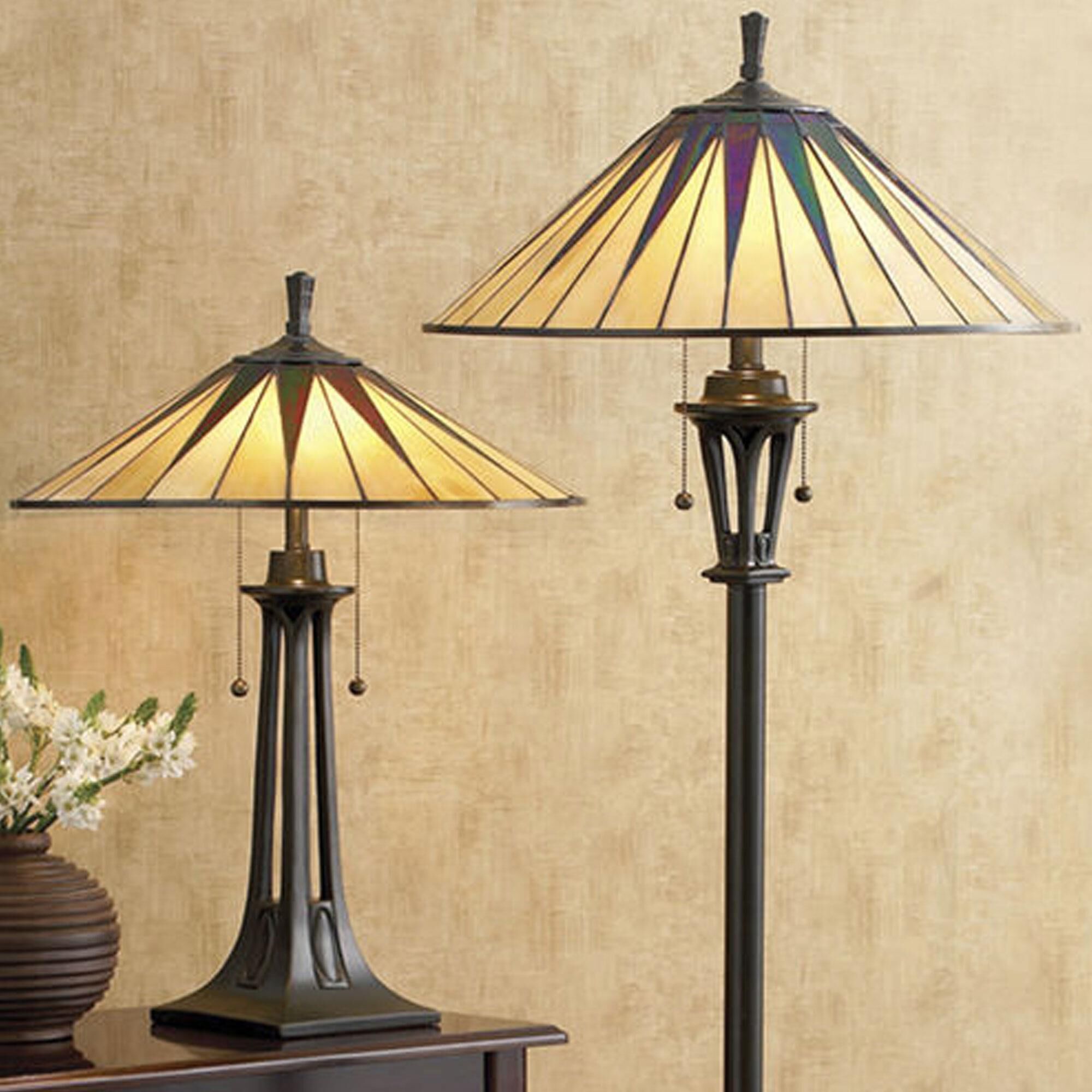 Quoizel Gotham Floor Lamp in Vintage Bronze NFM