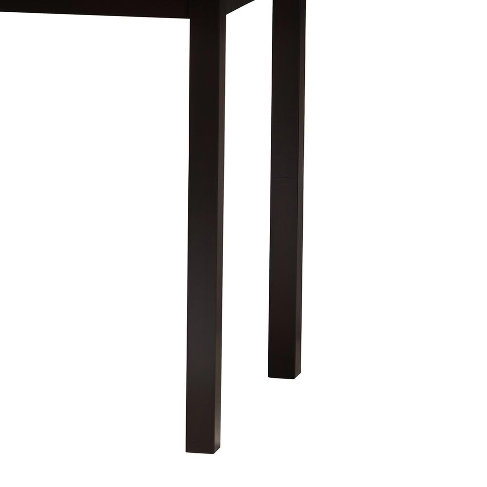 Baxton Studio Evelin Dining Table in Espresso Brown - Table Only, , large