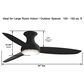 Minka-Aire Concept III 54" Ceiling Fan with LED Light in Coal, , large