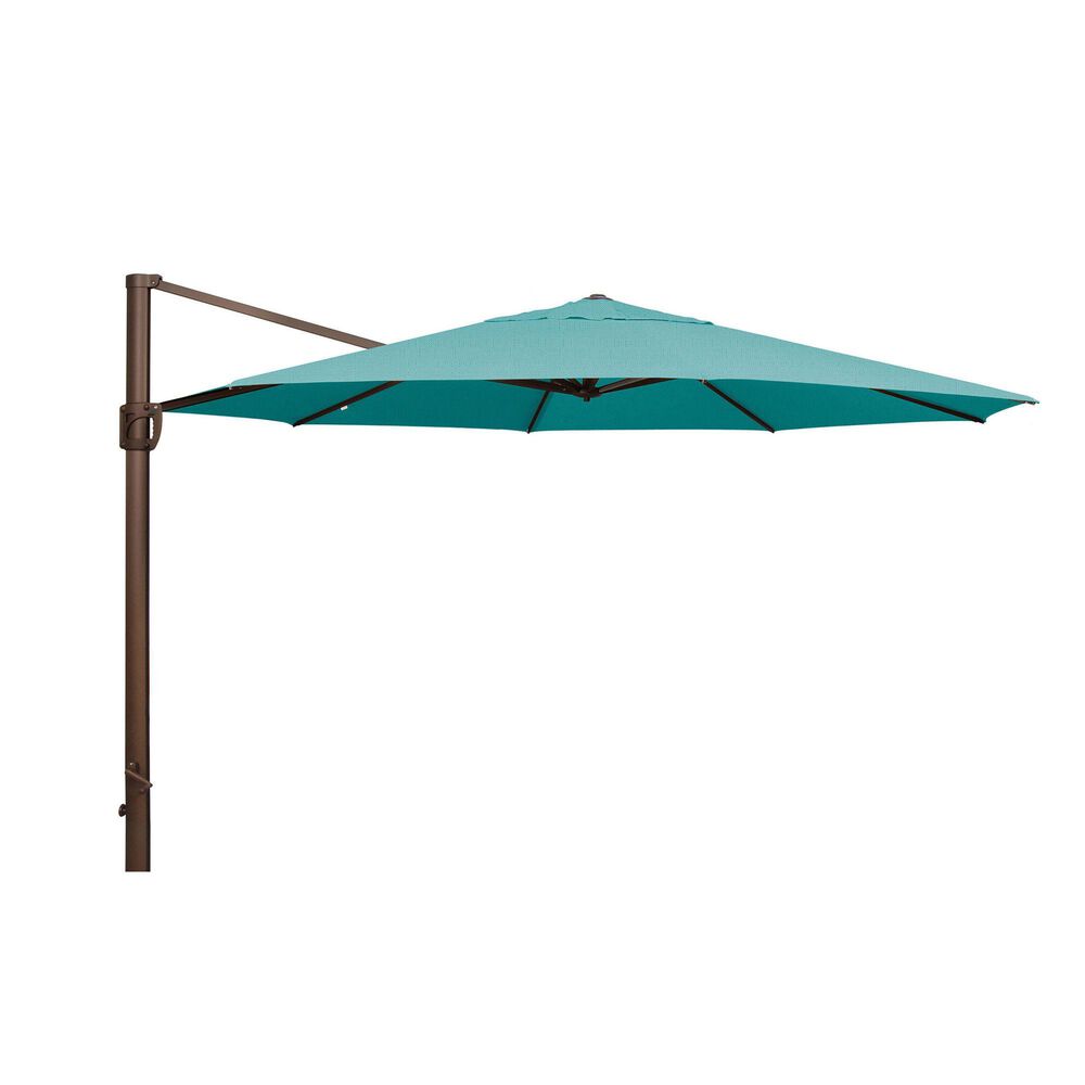 Garden Party Aqua Umbrella with Stand, , large