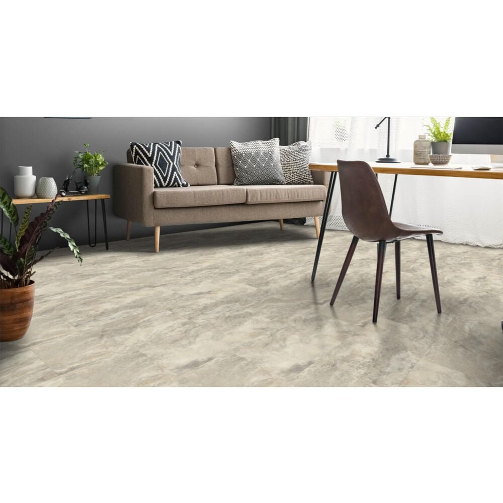 Tru-Cor Tile Travertine Mist 16&quot; x 32&quot; Luxury Vinyl Tile, , large