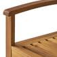 Hearth and Haven Loja Patio Bench in Teak, , large