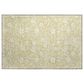 Dalyn Rug Company Soft Essentials Floral Wheat 2"6" x 3"10" Indoor/Outdoor Area Rug, , large