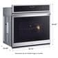 LG 4.7 cu. ft. Smart Single Wall Oven with Fan Convection, Air Fry, PrintProof Stainless Steel, , large