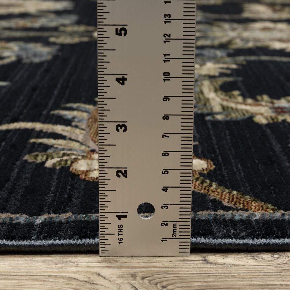 Oriental Weavers Capella Blue and Multicolor 6&#39;7&quot; x 9&#39;6&quot; Area Rug, , large
