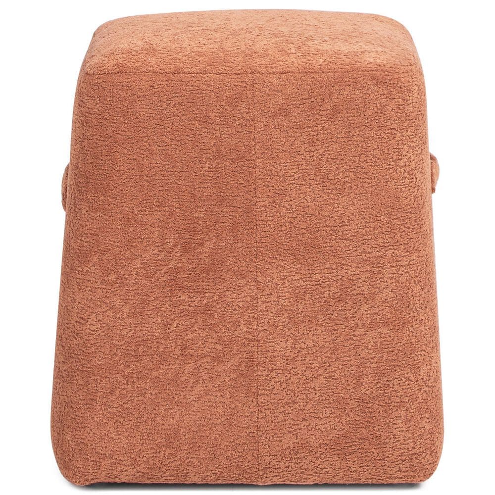 Jennifer Taylor Home Oliver Pouf in Spice Orange, , large