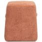 Jennifer Taylor Home Oliver Pouf in Spice Orange, , large