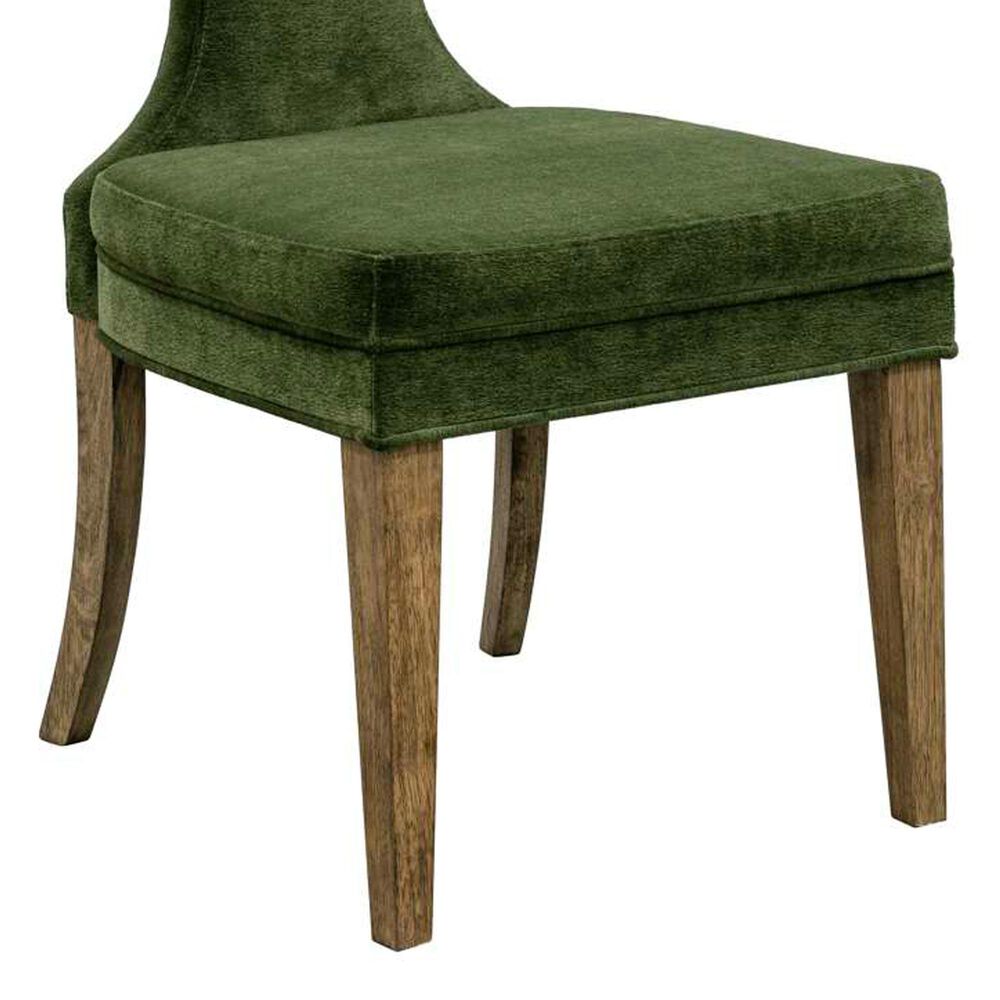 Bassett Mirror Company Oliver Dining Side Chair in Rustic Brown, , large