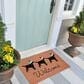 Trans-Ocean Import Natura Three Dogs Holiday 1"6" x 2"6" Natural Outdoor Door Mat, , large