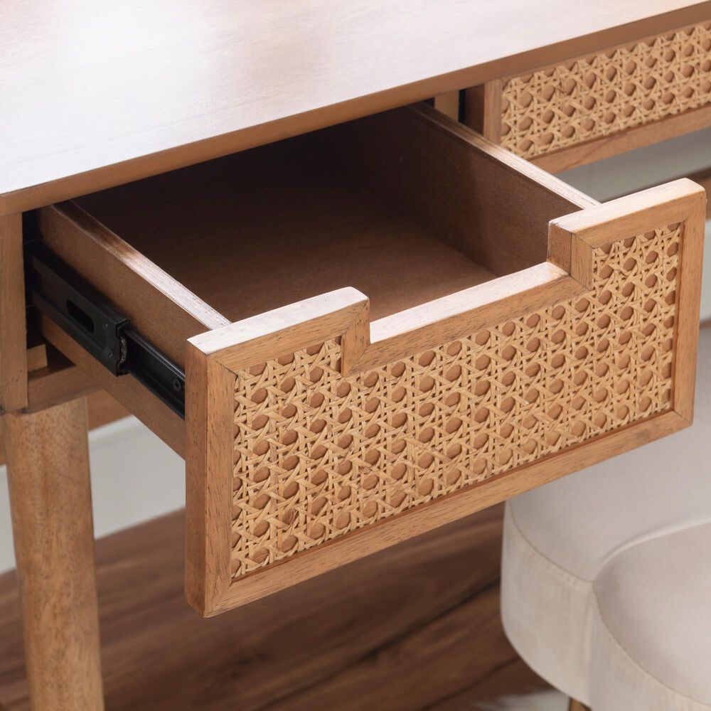 Linon Home Decor Ryker Writing Desk in Natural, , large