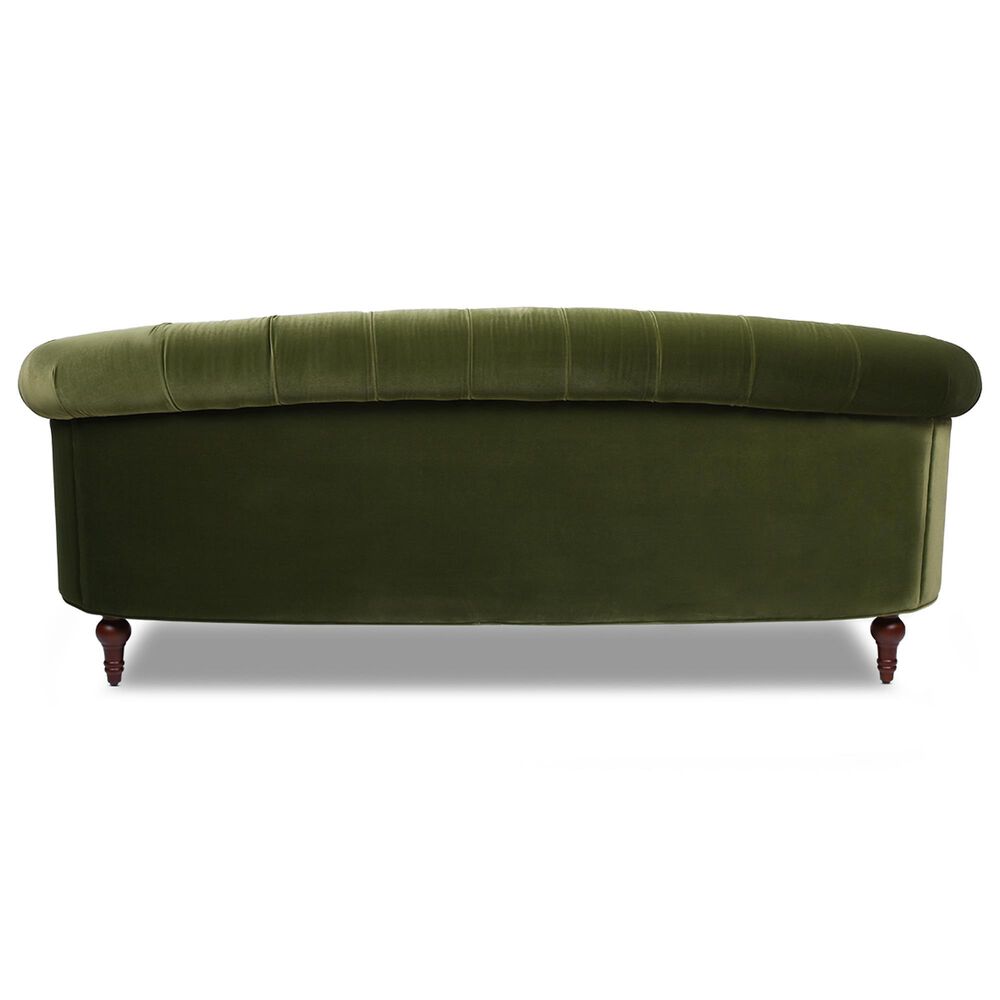 Jennifer Taylor Home La Rosa Stationary Sofa in Olive Green Velvet, , large