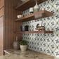 Shaw Revival Maria Pearl 8" x 8" Porcelain Tile, , large