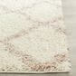 Safavieh Dallas Shag SGD257B-28 2"3" x 8" Ivory/Beige Runner, , large